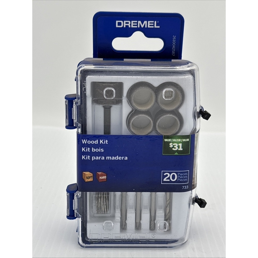 Dremel Wood Working Rotary Accessory Micro Kit (20-Piece)